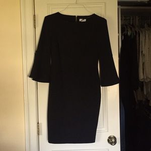 Black dress (94% polyester 6% spandex)